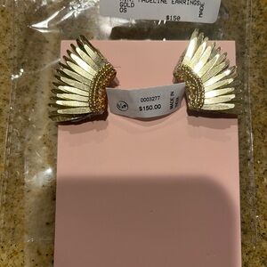 Mignonne Gavigan Gold Winged Earrings